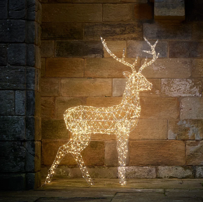 Christmas Joyful Celebration 1.5m XL Duchy Stag LED Light Up Reindeer