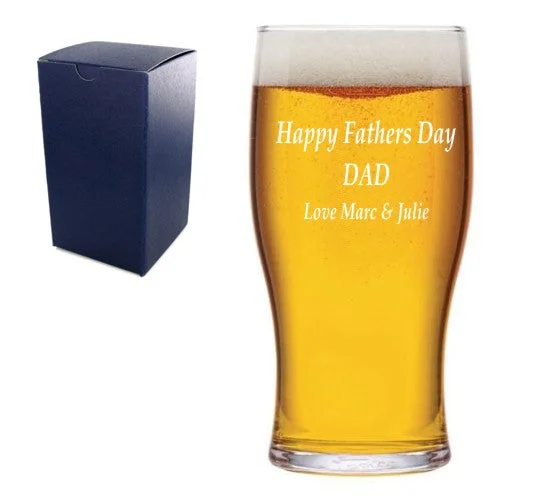 1 Pint Lager Glass with Free Engraving