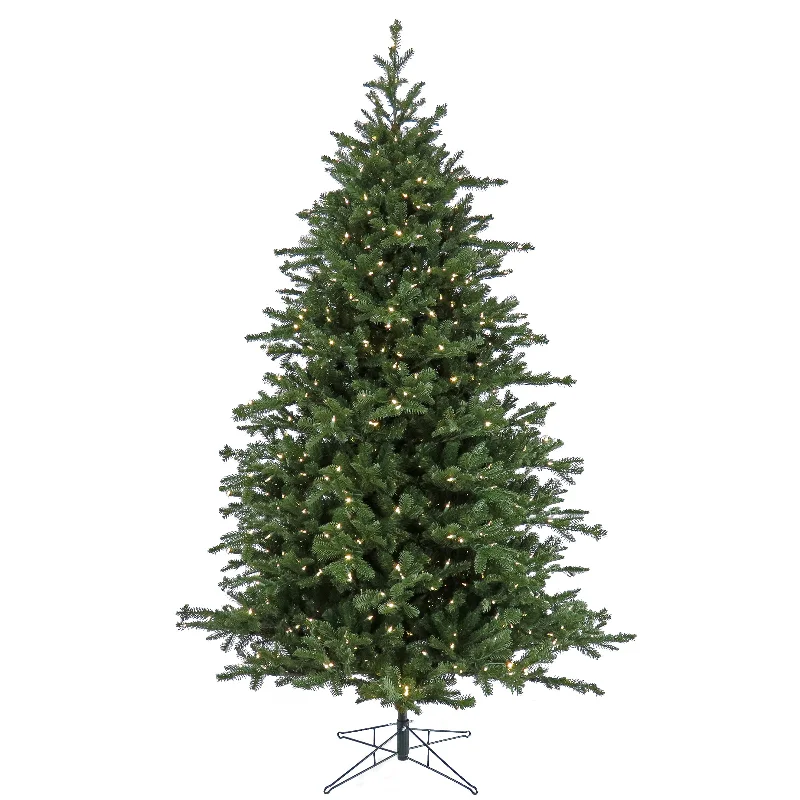 Christmas Classic Holiday Songs 10 ft. Pre-Lit Douglas Fir Hinged Tree with Warm White LED Lights