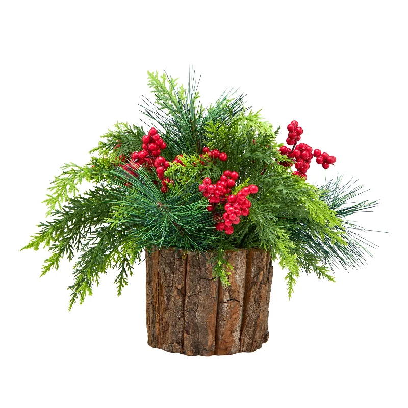 11 in. Christmas Classic Centerpiece