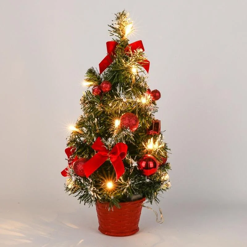 Christmas Evergreen Trees Table LED Christmas Tree