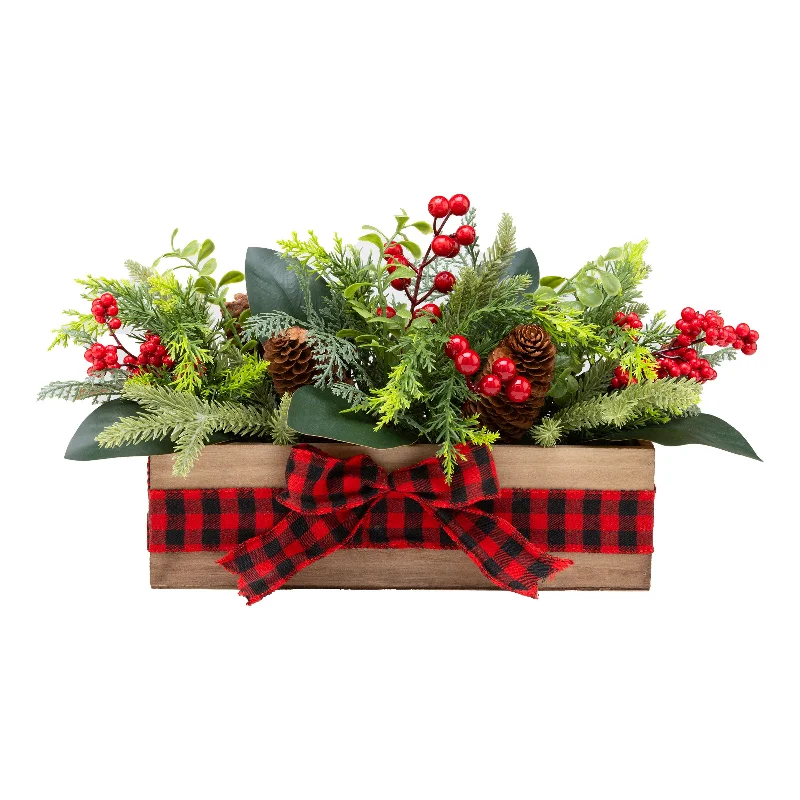 17 in. Christmas Classic Centerpiece