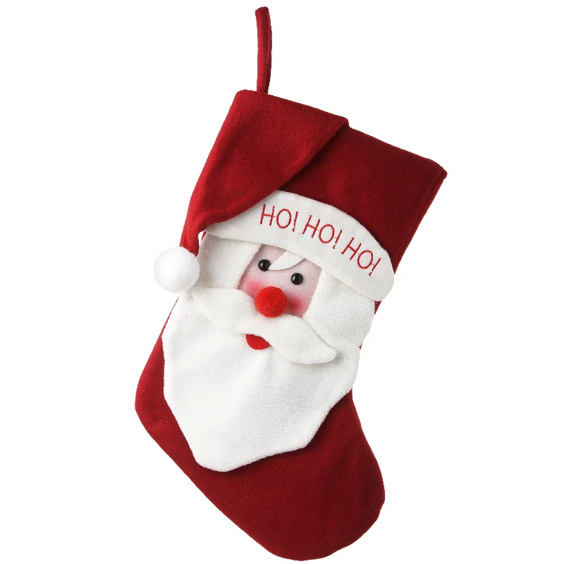 Christmas Nostalgic Moments 18 in. General Store Collection Ho! Ho! Ho! Santa Stocking Christmas Nostalgic Moments 18 in. General Store Collection Ho! Ho! Ho! Santa Stocking