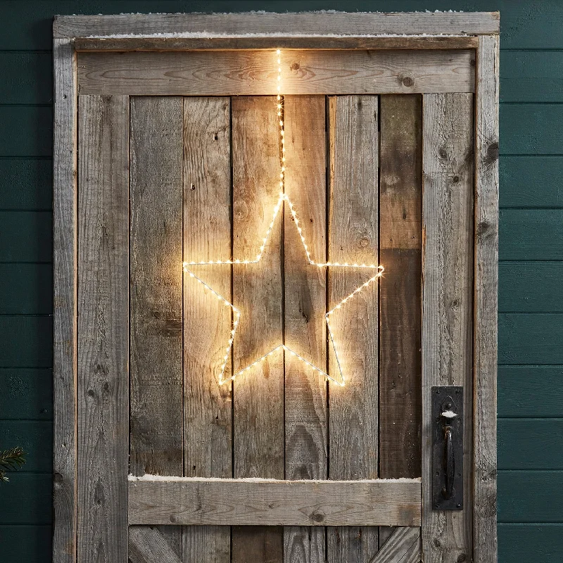 Christmas Special Dinner 38cm Outdoor Hanging Star Light