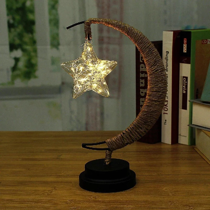 Christmas Homemade Cookies 3D Battery-Powered Star Night Lamp - LED Christmas Table Decor Christmas Homemade Cookies 3D Battery-Powered Star Night Lamp - LED Christmas Table Decor