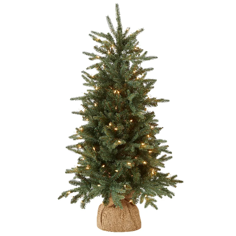 Christmas Toy Workshop 4 ft. Pre-Lit Everyday Collection Tree with Clear Lights