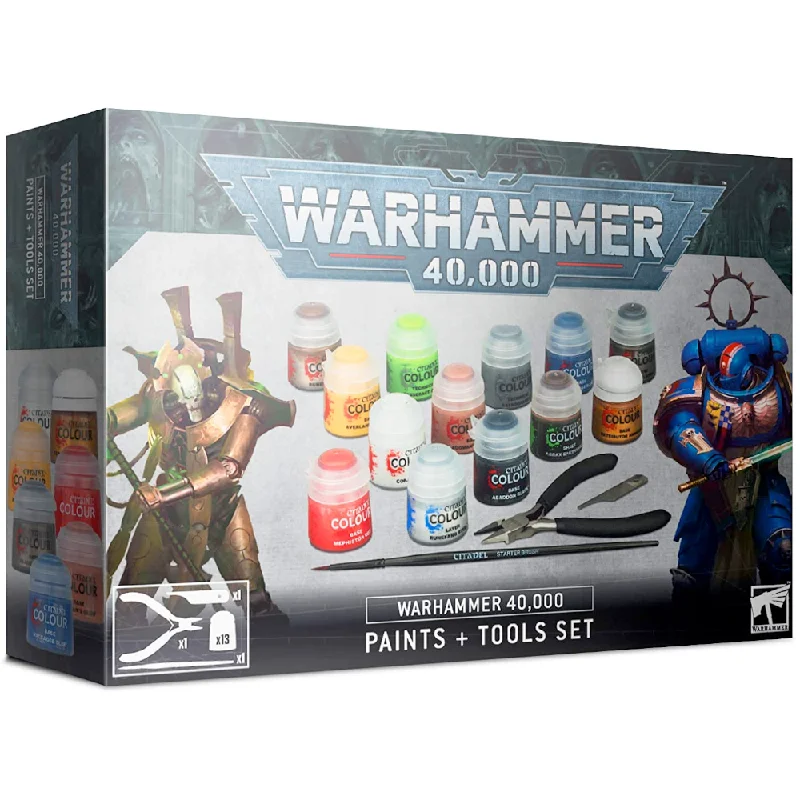 Warhammer 40K Paints and Tools Set