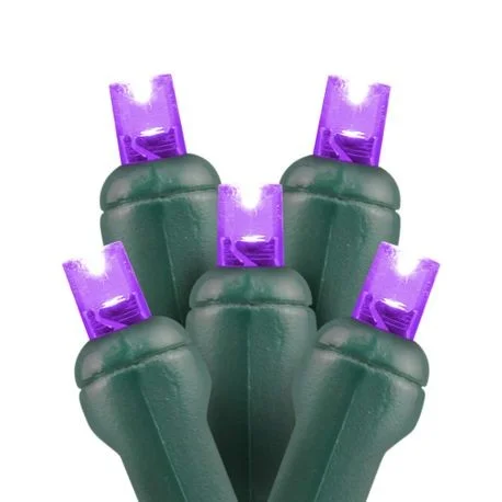 Christmas Handmade Crafts 5mm LED Christmas Lights 50L Purple