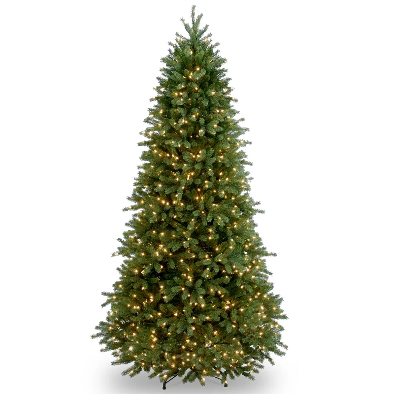 Christmas Glittering Stars 6.5 ft. Pre-Lit Jersey Fraser Fir Slim Tree with Clear Lights