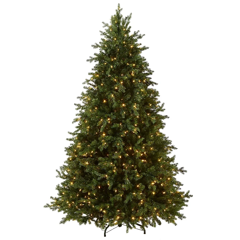 Christmas Warm Drinks 6.5 ft. Pre-Lit Princeton Fraser Fir Tree with  PowerConnect Dual Color LED Lights