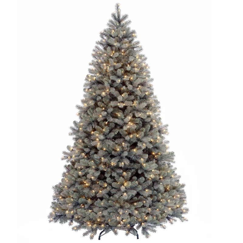 Christmas Holiday Goodies 6 ft. Pre-Lit Downswept Douglas Blue Fir Tree with Clear Lights Christmas Holiday Goodies 6 ft. Pre-Lit Downswept Douglas Blue Fir Tree with Clear Lights