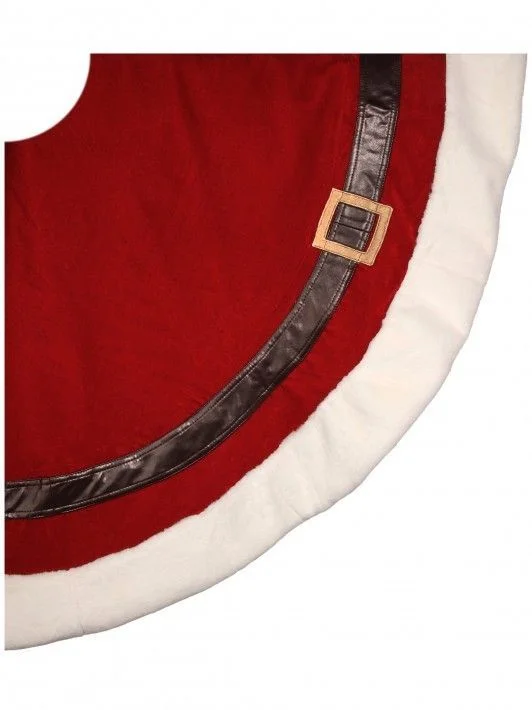 Christmas Magical Night Santa Clothes Tree Skirt