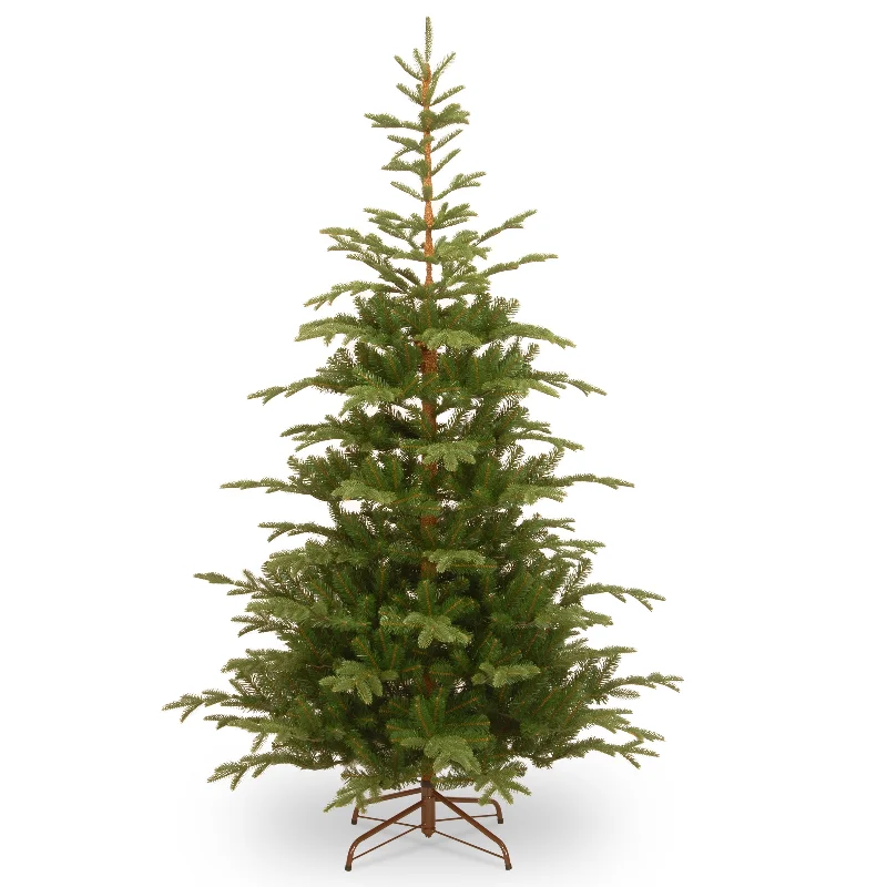 Christmas Snow Covered Trees 7.5 ft. Norwegian Spruce Tree