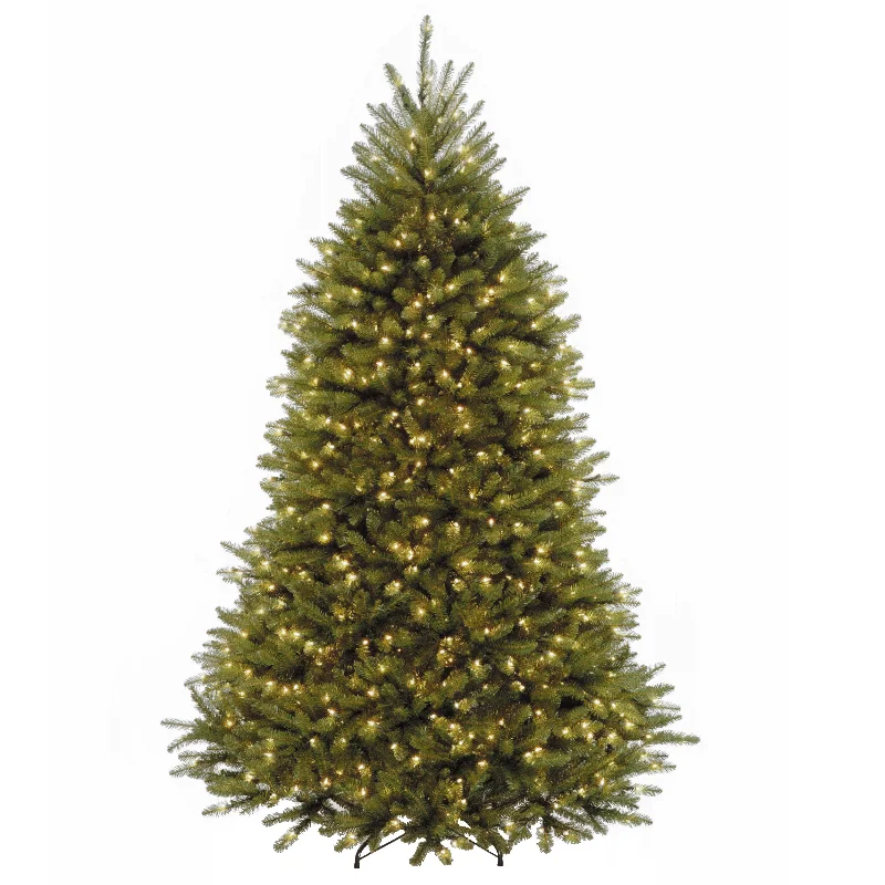 Christmas Holiday Decor 7.5 ft. Pre-Lit Dunhill Fir Tree with Clear Lights