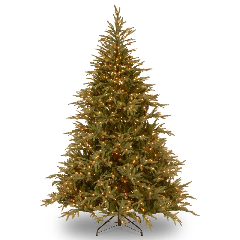 Christmas Red And White 7.5 ft. Pre-Lit Fraser Grande Tree with Dual Color LED Lights Christmas Red And White 7.5 ft. Pre-Lit Fraser Grande Tree with Dual Color LED Lights