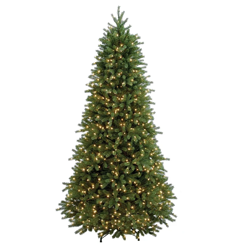 Christmas Twinkling Lights 7.5 ft. Pre-Lit Jersey Fraser Fir Slim Tree with Clear Lights