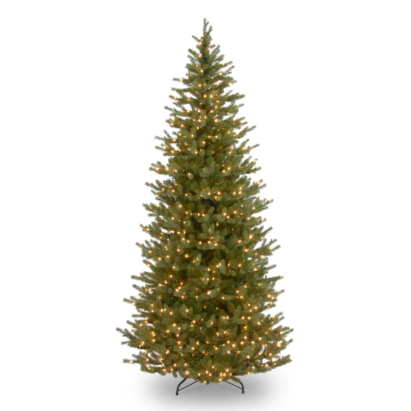 Christmas Holiday Table 7.5 ft. Pre-Lit Norway Spruce Slim Tree with Clear Lights