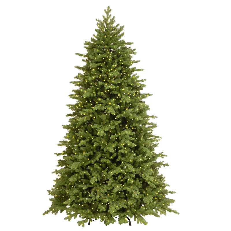 7.5 ft. Princeton Deluxe Fraser Fir Hinged Tree with PowerConnect Dual Color LED Lights