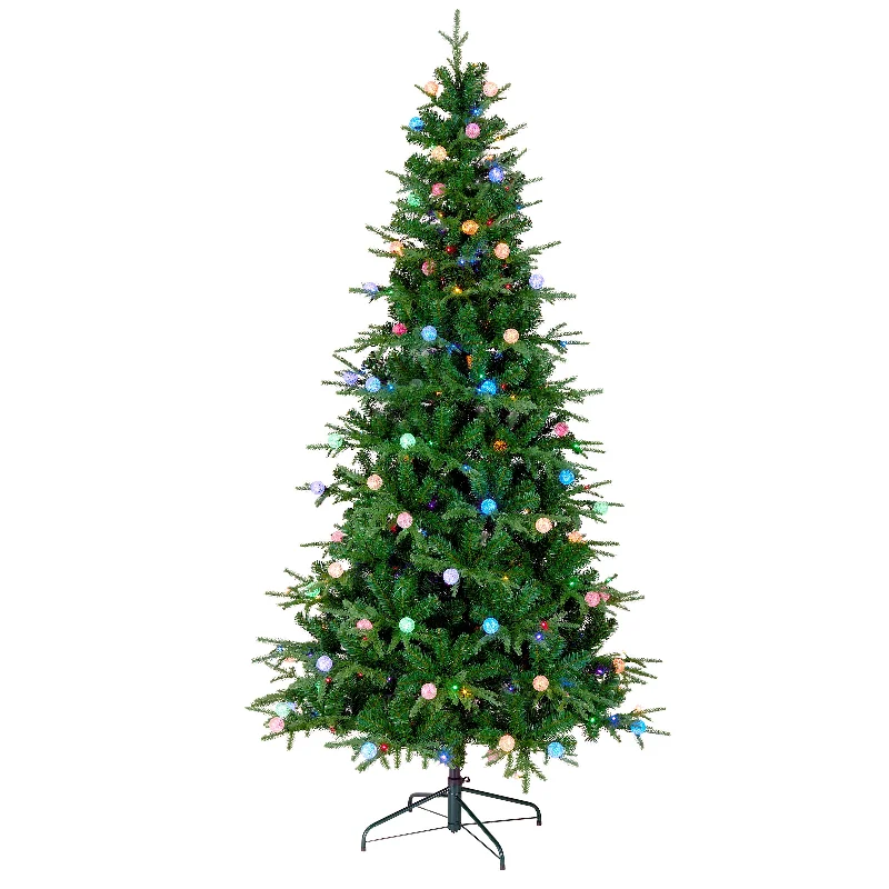 7 ft. Duxbury Slim Tree with Dual Color LED Lights