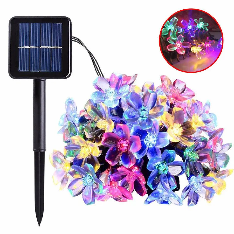 Christmas Winter Decor Solar LED String Garden Light With USB