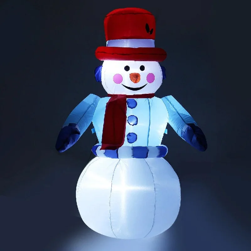 Christmas Traditional Feast New LED Inflatable Snowman Model For Christmas