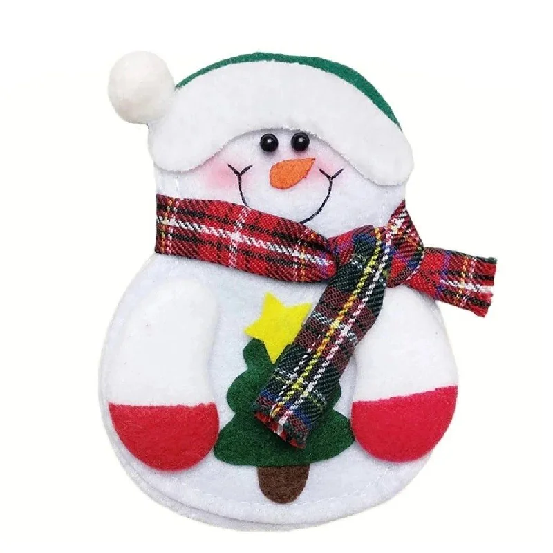 Christmas Jolly Decorations Christmas Snowman & Santa Tableware Bags – Holiday Party Décor (Set of 8) Christmas Jolly Decorations Christmas Snowman & Santa Tableware Bags – Holiday Party Décor (Set of 8)