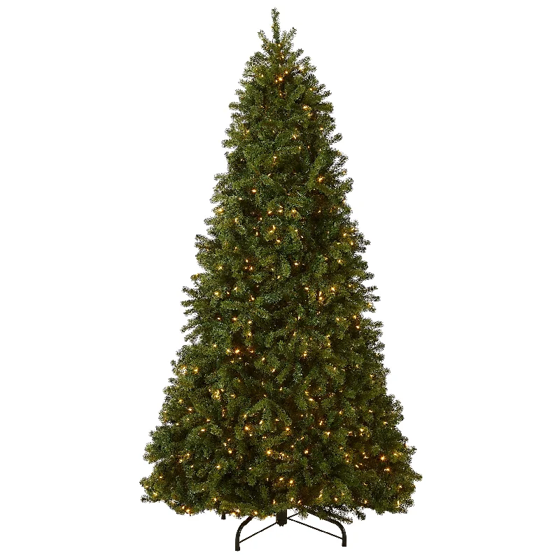 Christmas Family Gathering 9 ft. Pre-Lit Bayberry Spruce Tree with PowerConnect Dual Color LED Lights Christmas Family Gathering 9 ft. Pre-Lit Bayberry Spruce Tree with PowerConnect Dual Color LED Lights