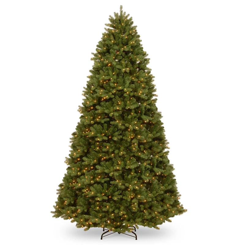 Christmas Winter Decor 9 ft. Pre-Lit Newberry Spruce Tree with PowerConnect Dual Color LED Lights