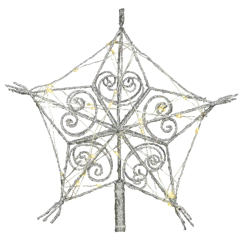 Christmas Holiday Greetings 95 in. Snowflake Tree Top for Artificial Trees with Dual Color Lights Christmas Holiday Greetings 95 in. Snowflake Tree Top for Artificial Trees with Dual Color Lights