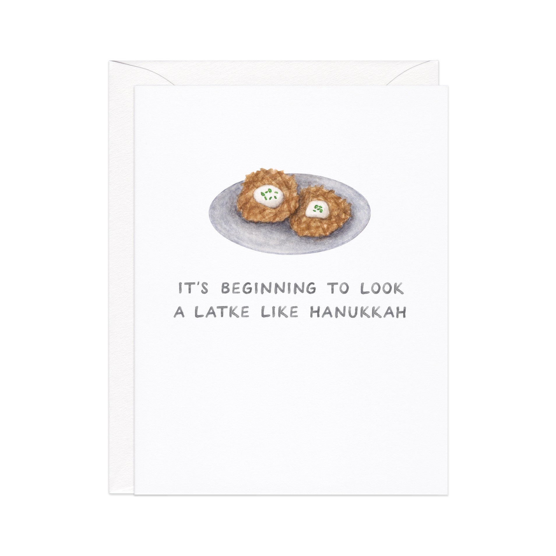 Christmas Holiday Greetings A Latke Like Hanukkah