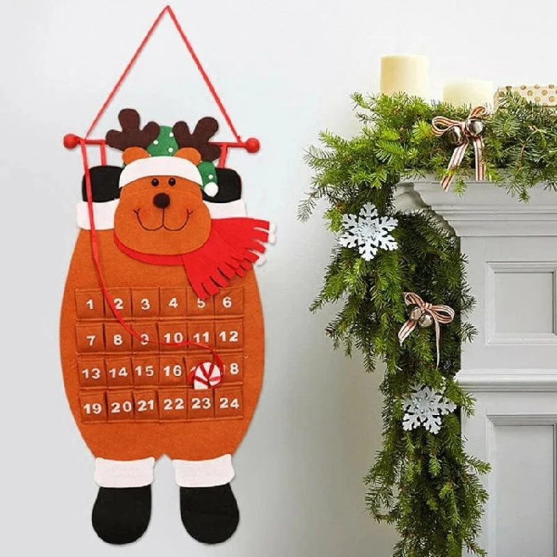 Christmas Santa Surprise Santa Claus Shaped Advent Calendar Craft