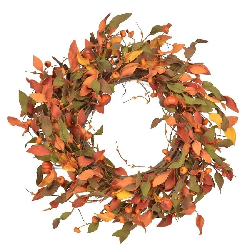 Autumnal Miniature Pumpkin Wreath