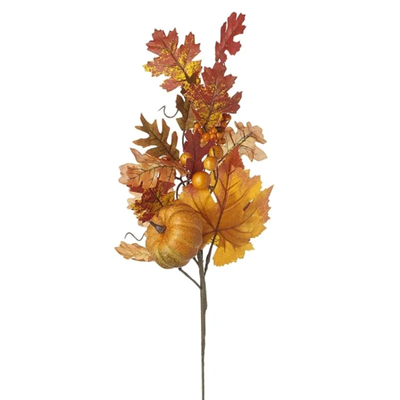 Autumnal Pumpkin Branch Halloween Decoration