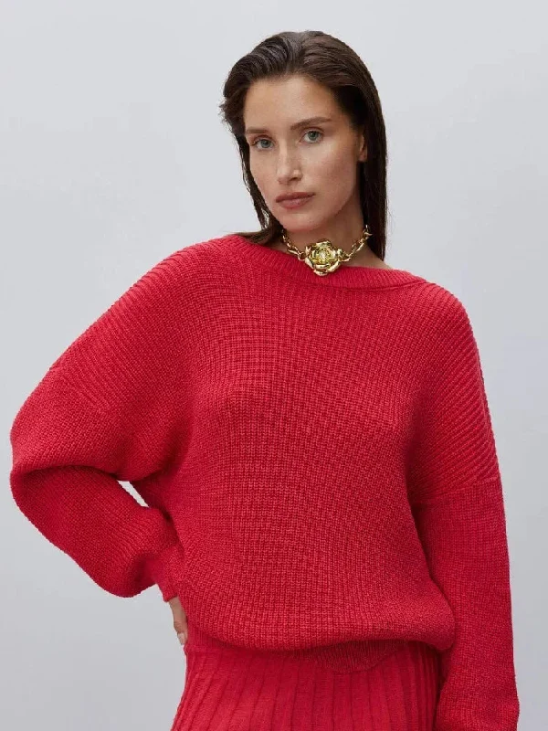 Christmas Fairy Lights Backless Cut Out Long Sleeve Christmas Sweater