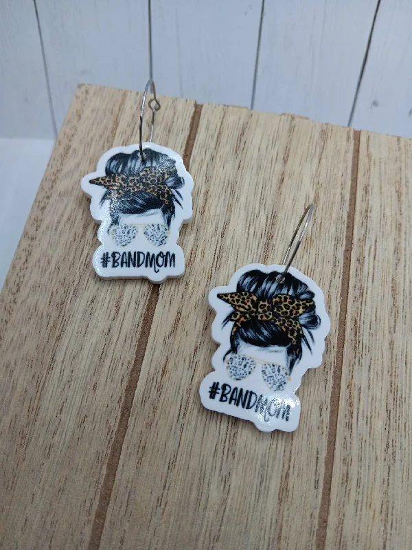 Christmas Winter Forest #BANDMOM Earrings