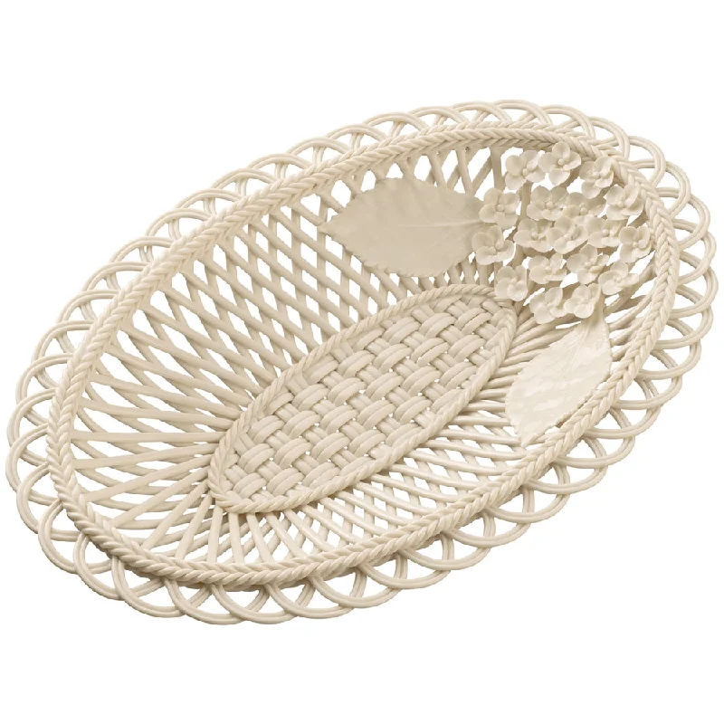 Christmas Jolly Surprises Belleek Classic Hydrangea Basket
