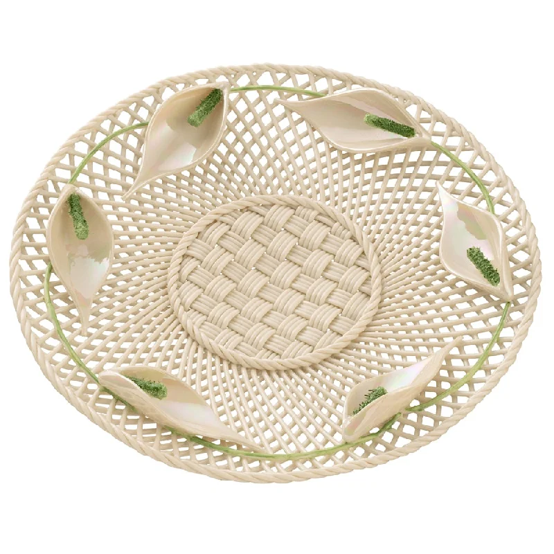 Christmas Holiday Decor Belleek Classic Lily Basket