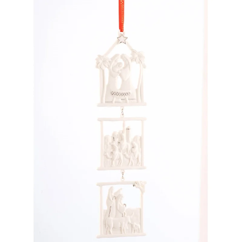 Belleek Living Bethlehem Hanging Ornament Set