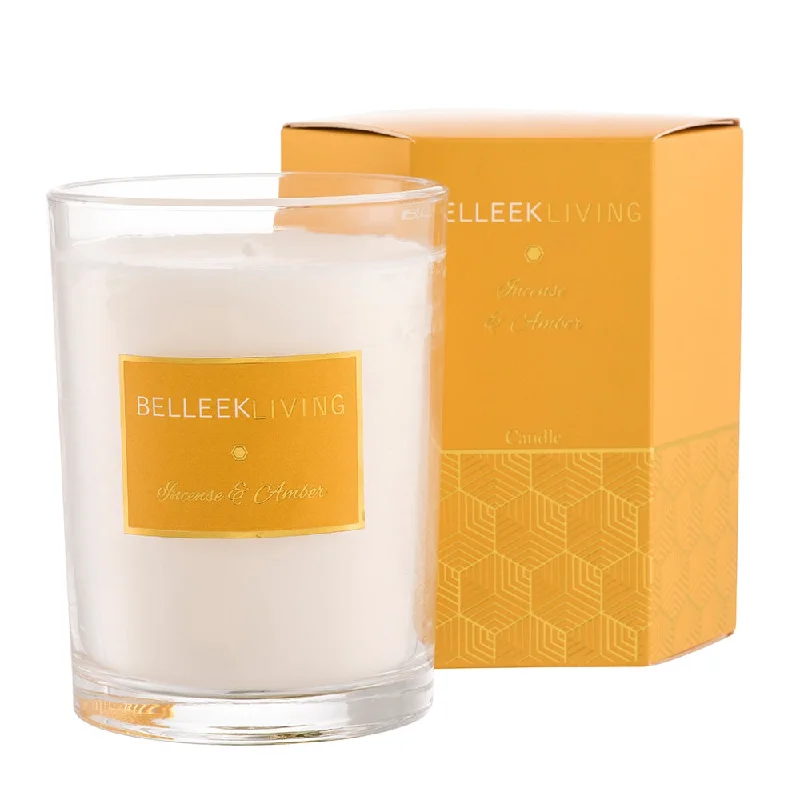 Belleek Living Incense & Amber Candle