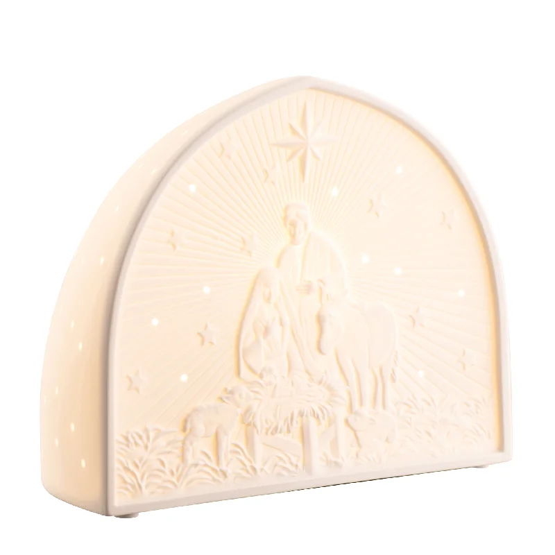 Belleek Living Nativity Luminaire