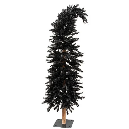 Christmas Star Gazing Bendable Black Alpine Tree 6ft
