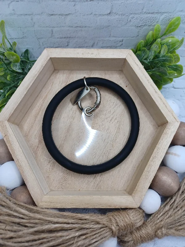 Christmas Homemade Crafts Black Circle Shaped Mobile Phone Accessory