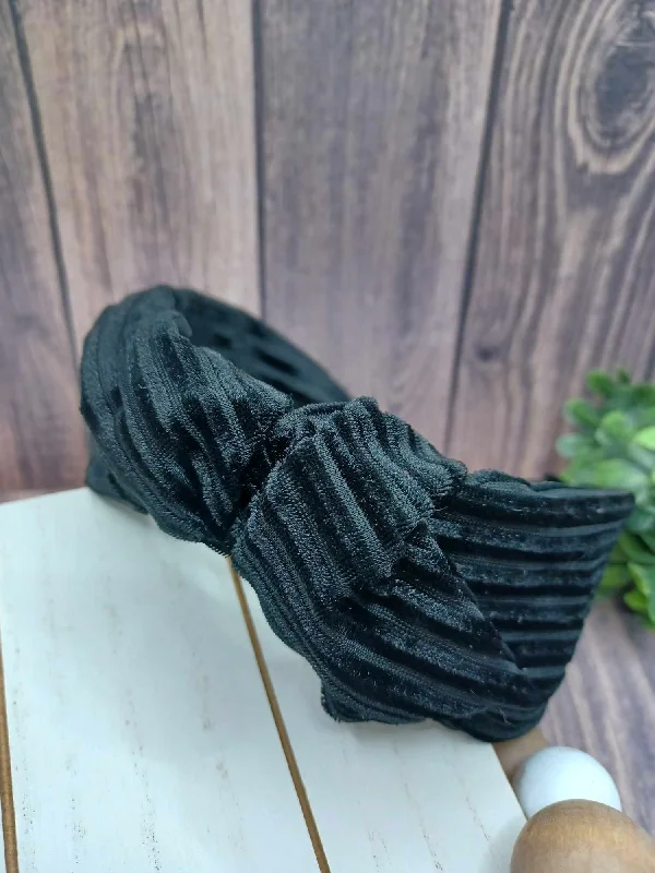Christmas Jolly Surprises Black Velvet Headband