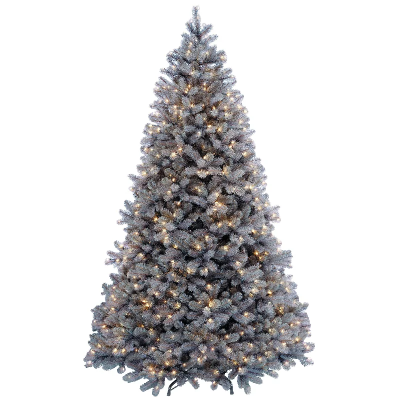 Christmas Fireplace Cozy Downswept Douglas Fir Blue Trees