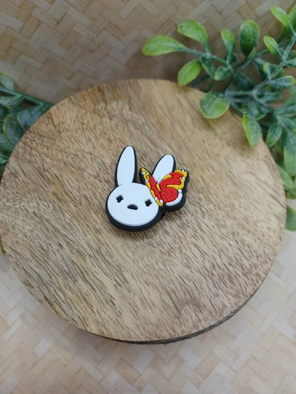 Christmas Home Decorations Bunny w/ Butterfly Shoe Charm Accessory
