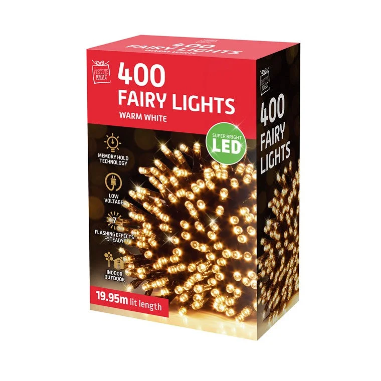 Fairy Lights, Warm White, 400 LED