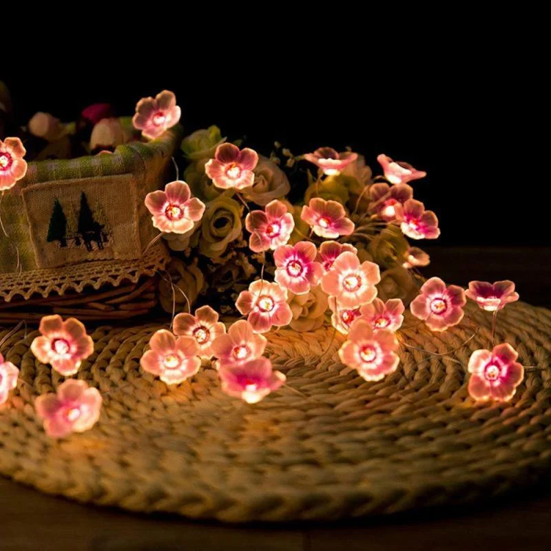 Christmas Outdoor Lights "Cherry Blossom LED String Lights – USB Powered, Warm White Glow" Christmas Outdoor Lights "Cherry Blossom LED String Lights – USB Powered, Warm White Glow"