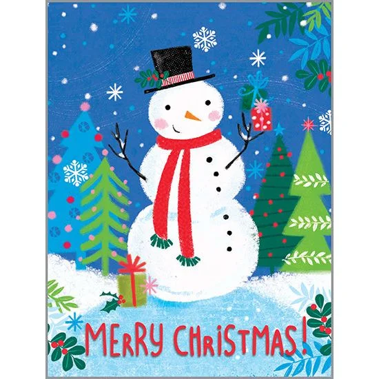 Christmas card - Christmas Snowman