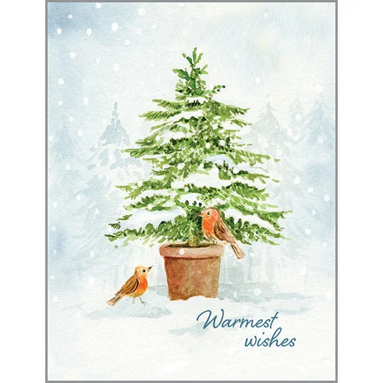 Christmas card - Little Potted Tree