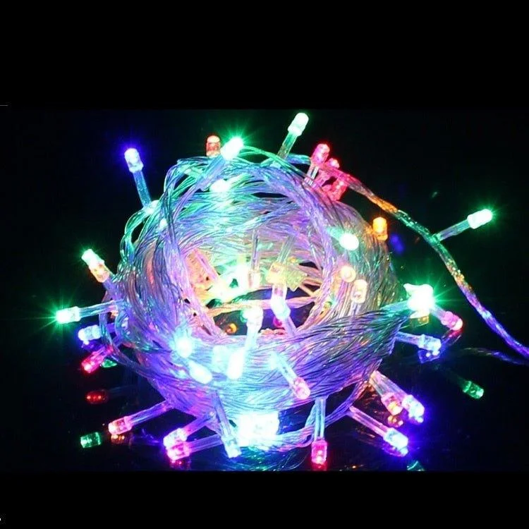 Christmas Santa Arrival Christmas Colorful String Lights